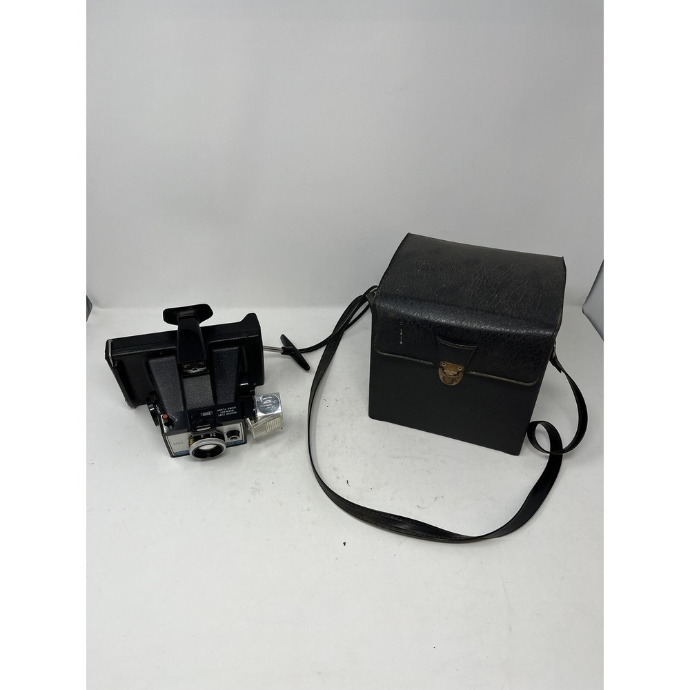 Vintage Polaroid Colorpack 80 Instant Camera W/ Bag Case & Manual GHJ3